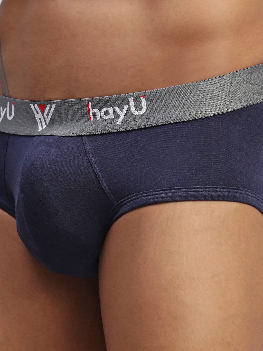 2PC PACK OF MIDNIGHT IRIS & SKYBLUE MEN COTTON STRETCH BRIEF