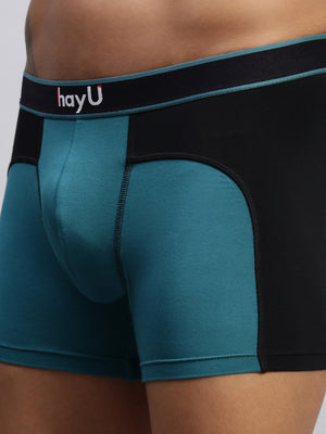 2PC PACK OF RUBY RED & TEAL MEN MODAL DUAL COLOUR TRUNKS