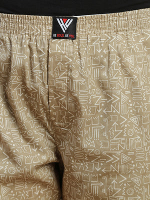 SKATERS VIBE WOMENS COTTON- PRINTED BOXER SHORTS